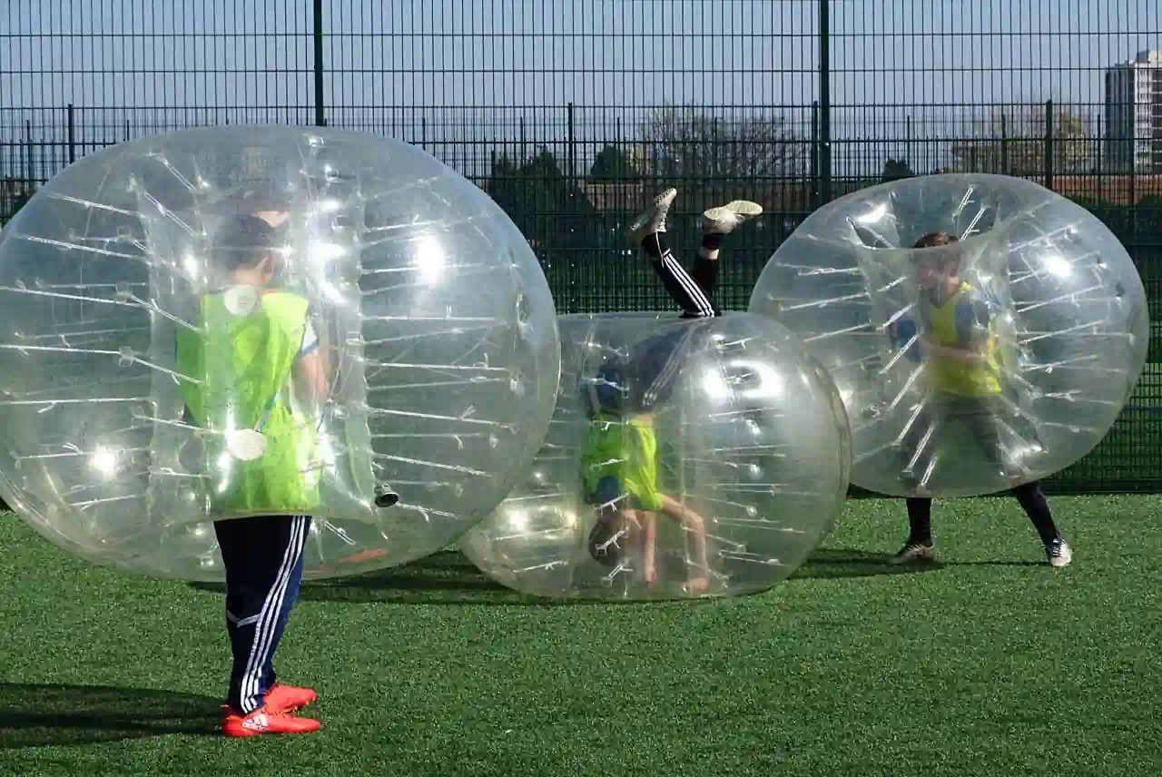 bubble football birthday party for 9 year old boys North East