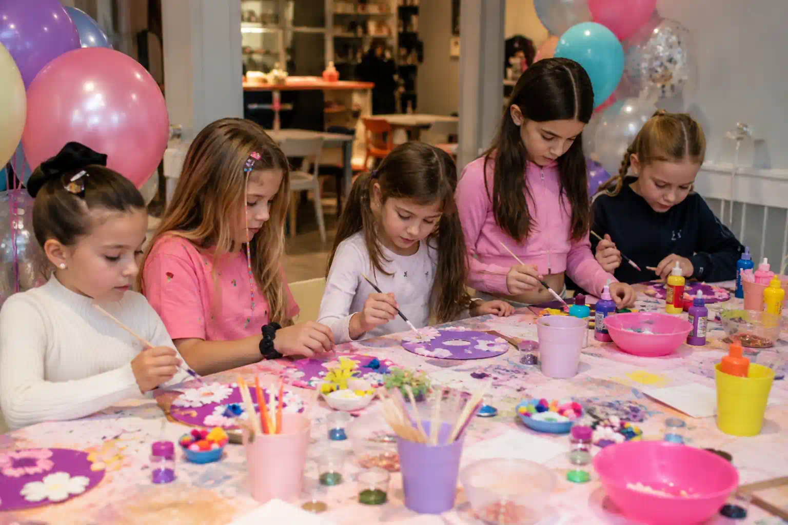 arts & crafts workshop for 9 year old girls in Hexham
