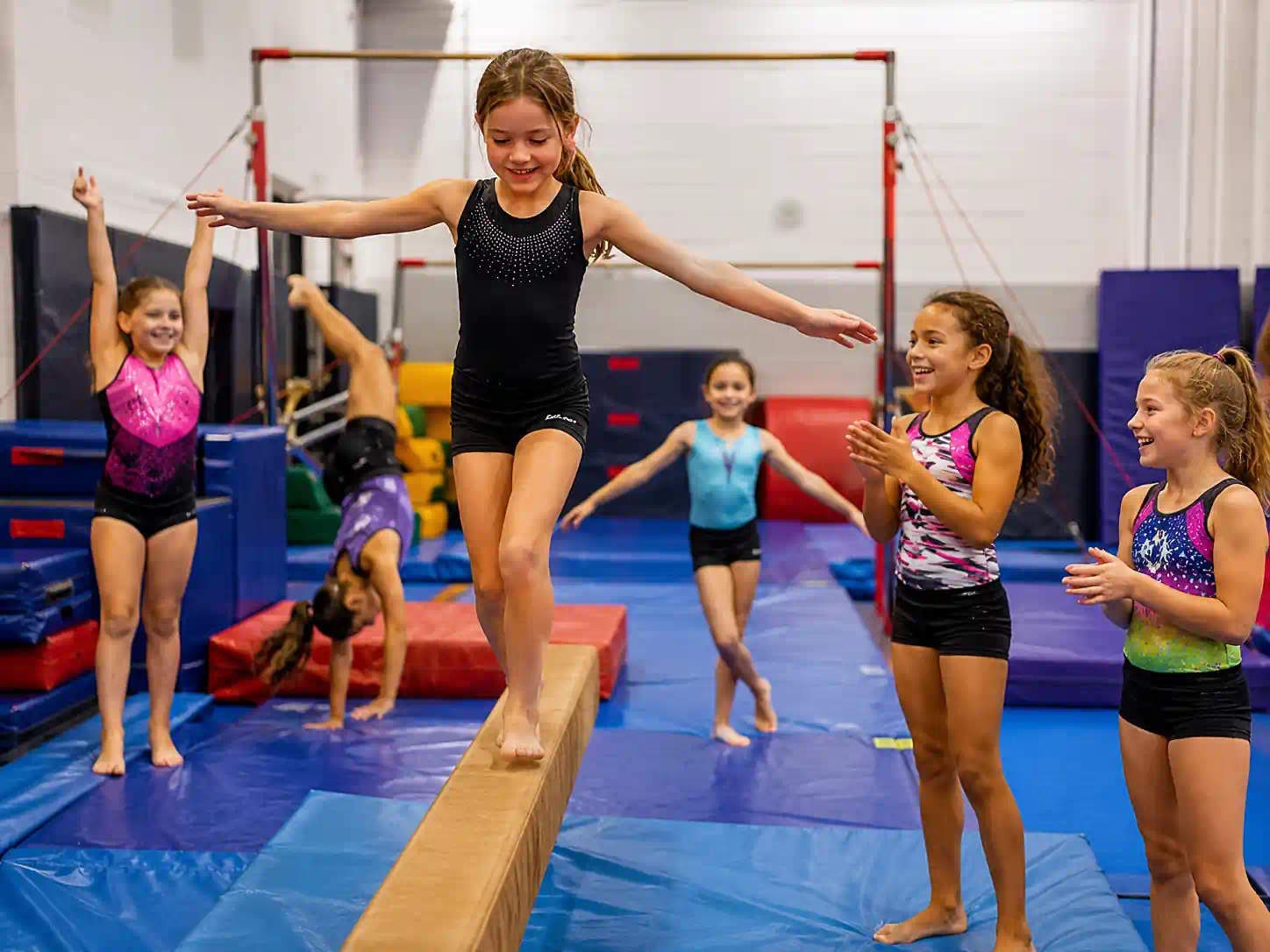 gymnastics party for 9 year old girls in Hexham