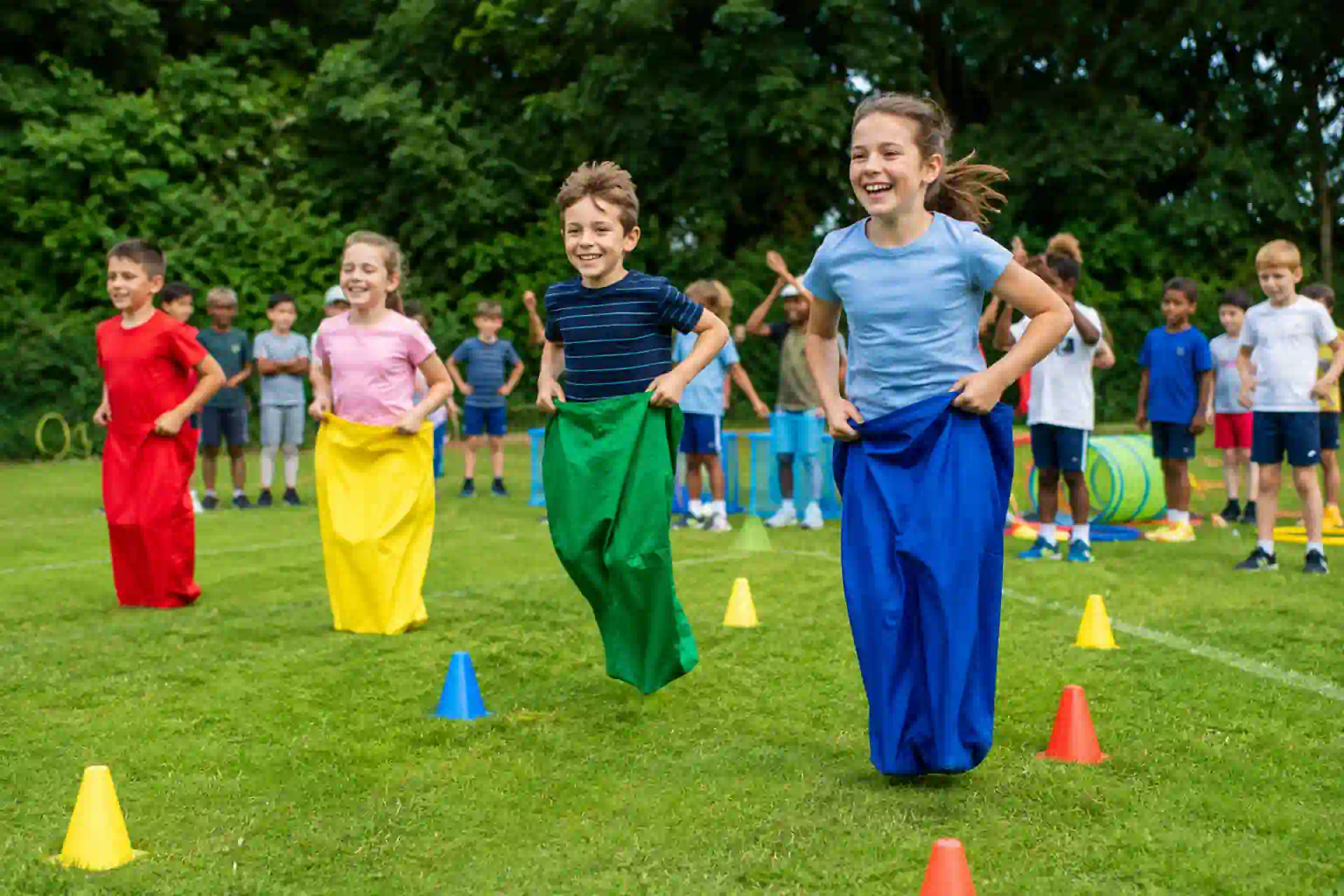 old school sports day birthday party for 7 year old boys Durham