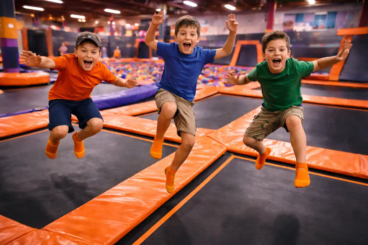 trampolining birthday party for 9 year old boys UK